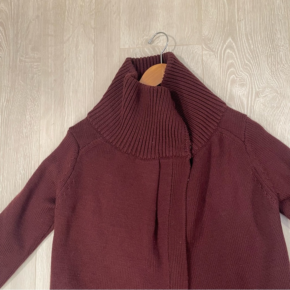 Lululemon Karmic Cocoon Wrap Maroon Burgundy size 4 - Picture 11 of 16